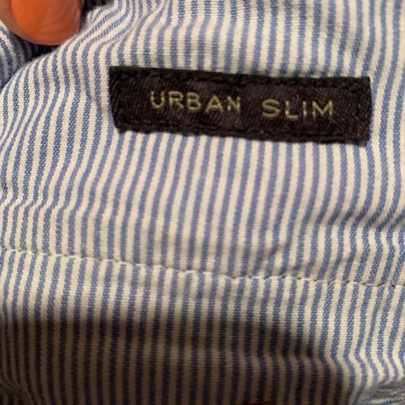 J. Crew Urban Slim Trousers Navy size 34x34 - Picture 5 of 6